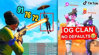 I Trolled a TikTok Clan as a Default then showed My Rare Skin...