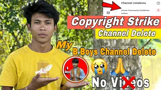 My B Boys You Tube Channel Delete😭😭 Please Help Me 🙏 ll B Boys01