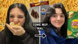 UN DIA COMIENDO COMO MI HERMANA