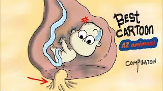Kartun Terbaik AZ animasi | Kompilasi Kartun Lucu | 8 Video Lucu | Funny Cartoon Comedy Video