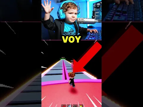Mi hermana mayor se cae en el puente de cristal 😂 #roblox #robloxshorts