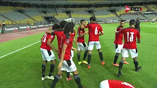 هدف عالمي من عمر مرموش لاعب منتخب مصر في مرمى منتخب ليبيا بتعليق مدحت شلبي