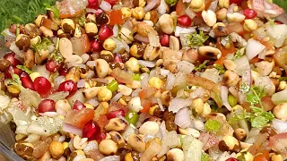 High Protein Chickpea & peanut salad Recipe | salad Recipe for Weight Gain | Healthy Recipe