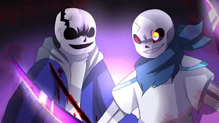 LastBreath!Sans vs DustTrust!Sans (Animation)
