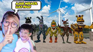 BANG CUPU AJAK MIKACIL LIHAT FNAF?! HAMPIR NGOMPOLL(Gmod)