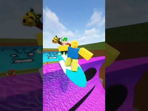 นูปบังนักโต้คลื่น #minecraft #survival #escapetsunamiforbrainrots #sehar
