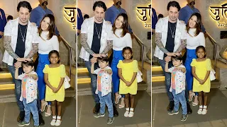 Sunny Leone with Kids And Husband at Andheri || Movified Bollywood