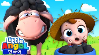 매애 매애 검은 양 ✄ | 동물송 | 아빠와 검은 양 🐑 | 아이들 노래 | 양털을 깎아요 | 리틀엔젤 인기동요 | Little Angel