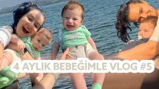Dört (4 ) AYLIK BEBEĞİMLE VLOG #5 evde ve doğada geçirdiğimiz aktiviteli bir gün 🫣❤️