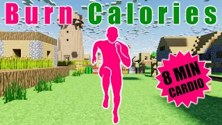 Burn calories in Minecraft world