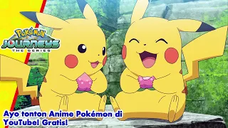 Pokémon Journeys: The Series | EP35 Aku menangkap Pikachu! | Pokémon Indonesia