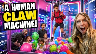 We Tried a Human Claw Machine! 😱