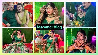 Simran's Grand Wedding Mehendi Vlog 🤩🎉💃