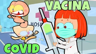 Mongo e Drongo e a Vacina da Covid 19 - Desenho animado em época de vacinação contra a Covid 19