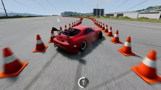 Supra Impossible Drift 😱😱 Beamng Satisfying
