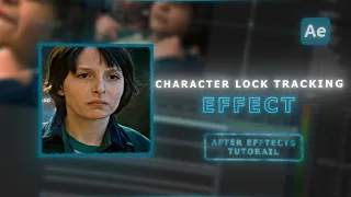 Character lock tracking effect. #edit #AE