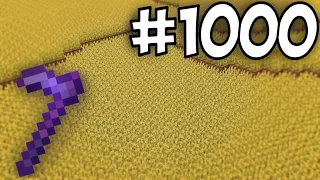 PLANTÉ 10,000 de TRIGO en Minecraft Survival...