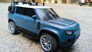 Rc Defender Car Unboxing and Testing with Remote Control Traxxas 4X4 Land Rover Defender 