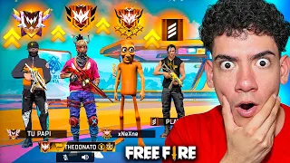 JUEGO CON UNA SQUAD RANDOM ESTANDO en MAESTRO ELITE y MIRA QUE PASÓ ! - TheDonato Free Fire