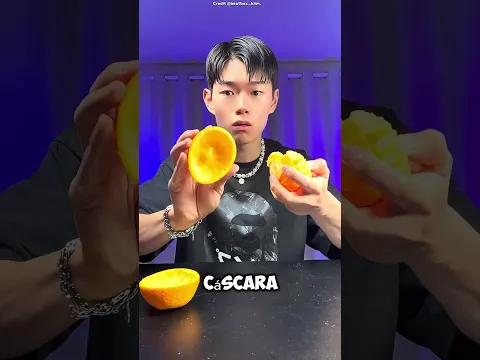 🍊🔥 What Did I Make From an Orange Peel? 😱🕯️#shorts