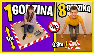 KTO DŁUŻEJ WYTRZYMA W ZAMKNIĘTYM KWADRACIE WYGRYWA! ◉_◉