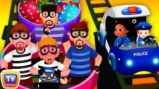 The Rail Road Chase - Narrative Story - ChuChu TV Police Fun Cartoons for Kids