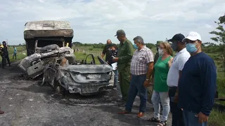 Detalles del accidente de tránsito en de Guáimaro
