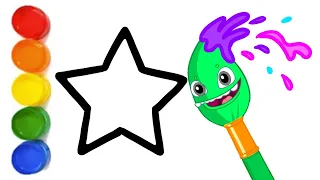 Coloriage pour Enfants avec Groovy 🎨 Apprends les Couleurs, Dessine & Chante