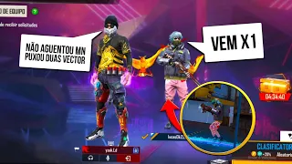 ALEATÓRIO NÃO AGUENTOU E PUXOU 2 VECTOR! CHAMEI PRO X1 SINCERO