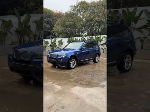 Mi papá recibió el reto de MR Beast de limpiar este sucio BMW 🤯✨ #shorts
