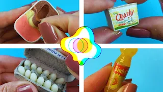 Maratona I Como fazer Comidas e Produtos em DIY Miniatura em Casa
