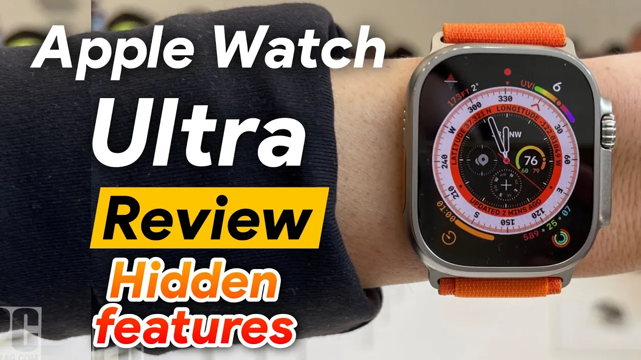 Vido-Test de Apple Watch Ultra par Tricky Ansh