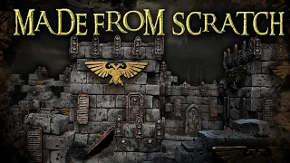 Ive Made This Warhammer 40k Imperial Terrain set from scratch - Heres How