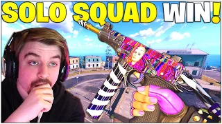 36 Kill *SOLO SQUADS* Alcatraz Win! - My NEW Personal Record (Rebirth Island - Warzone)