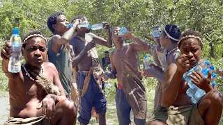Hadzabe Family Tastes Clean Water for the First Time
