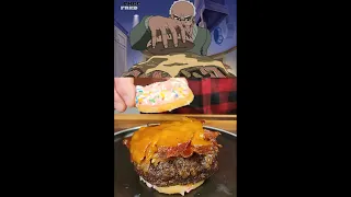 Try This Tasty Trifecta OF Burgers Wings and Dogs!🤤#hotdog #wings #burger #thesimpsons