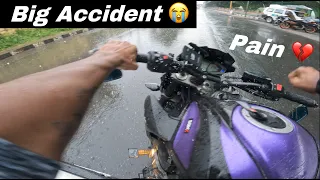 Big accident 😭 | My superbike damage 😩 | Tamil | Kawasaki Z800 Accident  HR