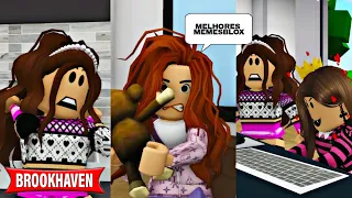 MELHORES MEMEBLOX| TENTE NÃO RIR |ROBLOX| Memes Brookhaven