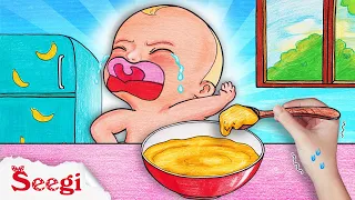 [🐾paper diy🐾] NO! How to Feed Baby Boss? Dance Monkey Cute Funny Baby - Stop Motion Paper Animation