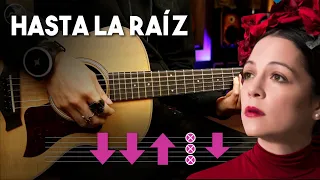 HASTA LA RAÍZ - Natalia Lafourcade GUITARRA Tutorial | ACORDES RITMO Christianvib