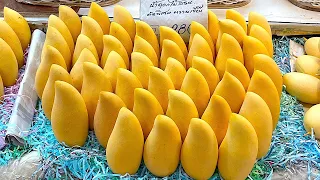 How To Cut Tasty Mango | Thai Street Food