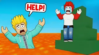 FLOOR IS FULL OF LAVA 🔥🔥 Lava Game In Roblox | Motu Aur Khaleel Gameplay