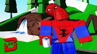 She Pretends to be in Danger to Meet SPIDERMAN, but... 🕷️😂 [Extended Cut] ***ROBLOX MOVIE***