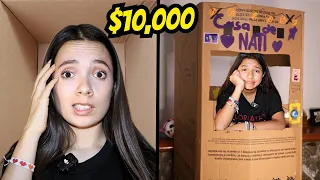 La última en abandonar la CAJA DE CARTÓN GANA $10,000 😱