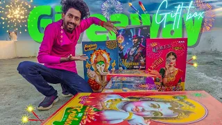 💪❤️‍🔥Crackers Giveaway 2024 ✨ Sivakasi Crackers | 😂Gift Box Giveaway 🔫 PTS