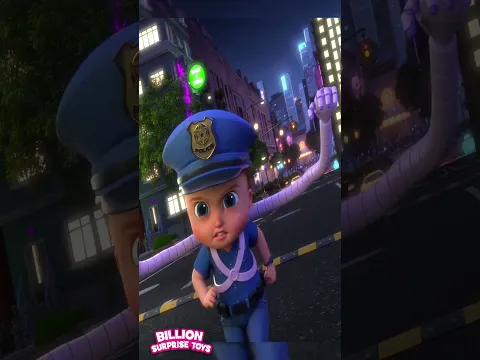 أذرع الروبوت ضد الديناصور العملاق #FunnyCartoon #BabyPolice #RaccoonDuo