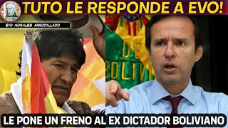 TUTO QUIROGA LE RESPONDE A EVO MORALES! TUTO MUY DURO CON EVO! | Alele en Bolivia