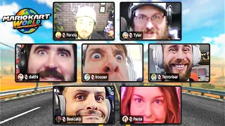 The Vanoss Crew With Facecams! (Mario Kart World)