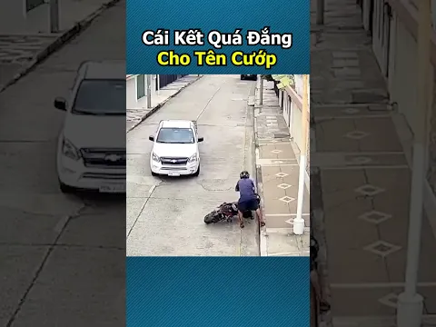 Đây là cái kết quá đắng cho một tên cướp cạn!!
