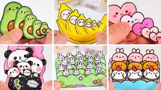 너무 귀여운 ~예뿍스타일 ★작은 스티커 만들기! ♡ 모음집 #24 ♡  Paperdiy /DIY/ Stickers /Craft